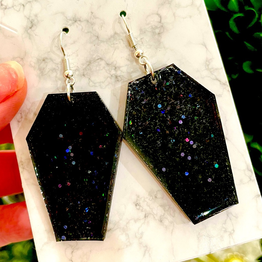 Coffin Earrings